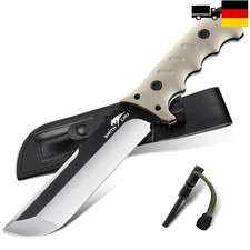 SMITH CHU Survivalmesser D2 Stahl Full Tang Scharfes Bushcraft Messer