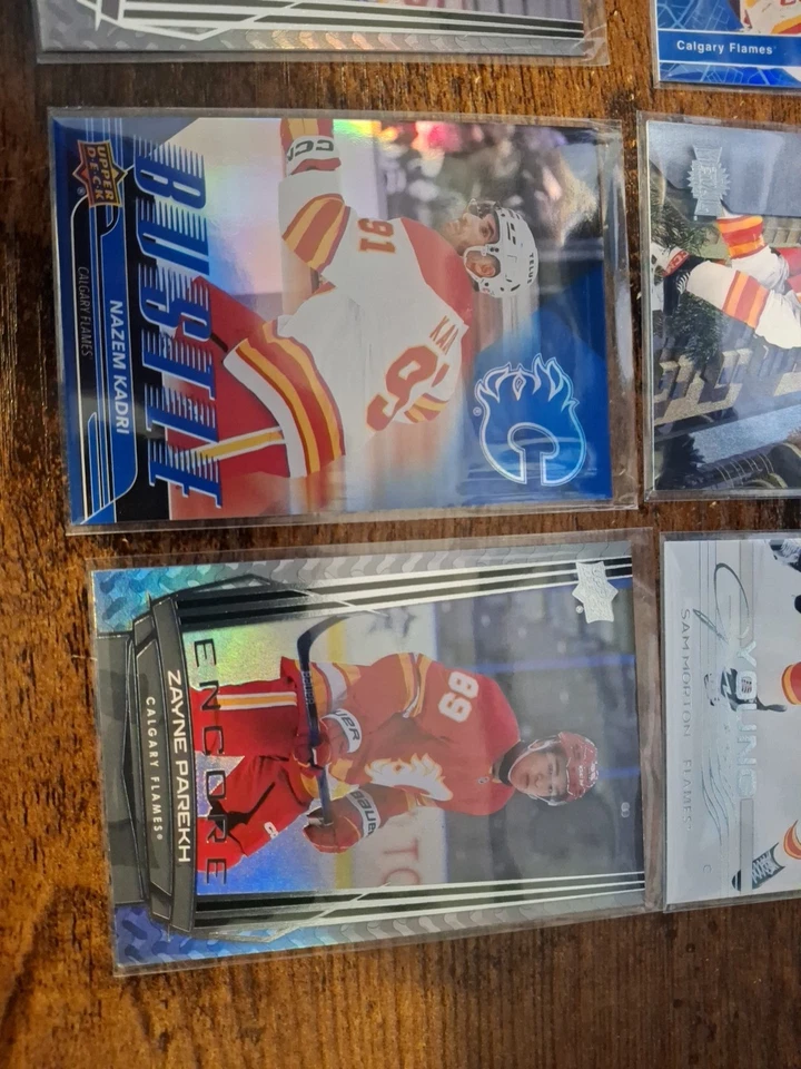 Calgary Flames Lot Of 8 Cards As Pictured **Combine Ship ** - Image 2 of 4