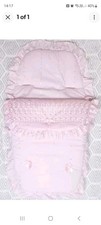 Pink Baby Girls Foot Muff Buggy Line