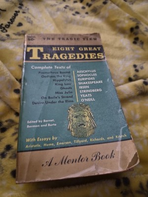 Eight Great Tragedies 1963 Shakespeare Ibsen Yeats Aeschylus Sophocles O Neill