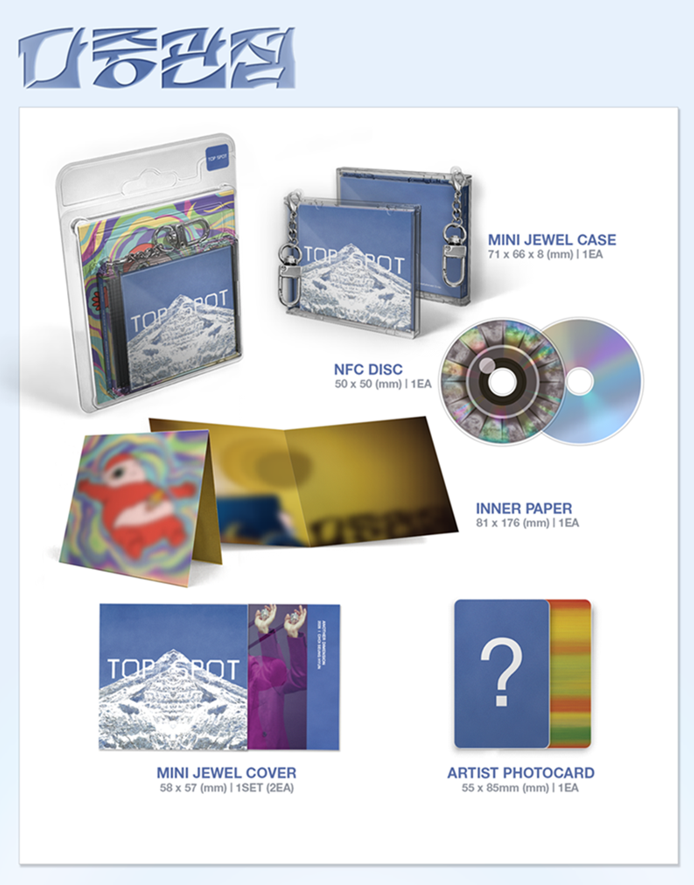 BIGBANG T.O.P TOP SPOT - ANOTHER DIMENSION 다중관점 1st Full Album