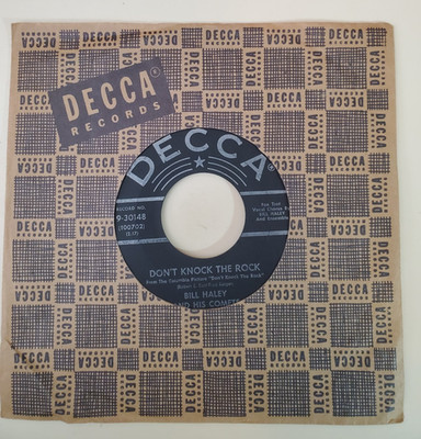 Bill Haley and His Comets  DON'T KNOCK THE ROCK (ROCKABILLY 45) #30148 PLAYS VG+