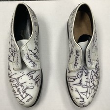 Arnold Palmer Signed Golf Shoes Masters Jack Nicklaus Autograph Cleat JSA LOA