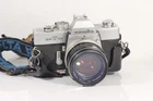 Minolta SRT 101 35mm SLR Film Camera w/ MC Rokkor-PF 58mm f1.4 Lens Untested