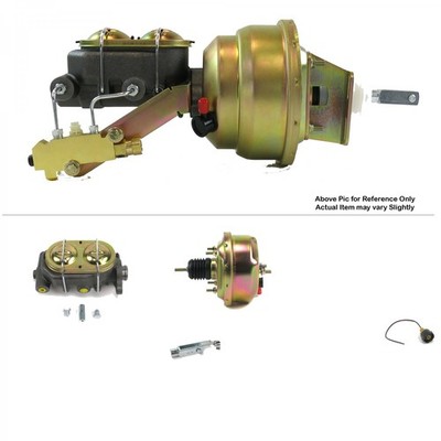 1968-1974 Chevy Nova FW Mount Power 7'' Single Brake Booster Kit Drum / Drum 