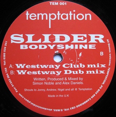 Slider - Bodyshine (12'') (Good Plus (G+)) - 4186400784 CC1