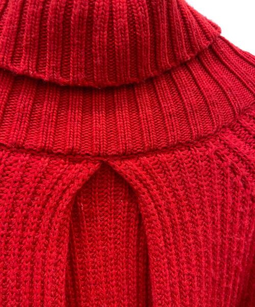 Ameri                    Back tuck knit Red 01811… - image 6