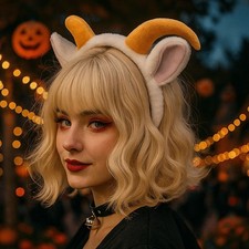 Animal Ears Animal Costumes Props Plush Fox Hair Accessories  Christmas