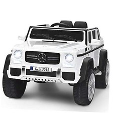 Ride on Car, Licensed Mercedes-Benz Maybach, 12V Battery Powered Vehicle White