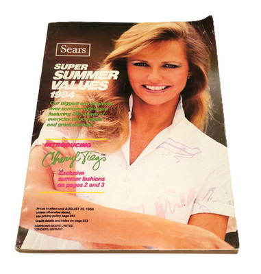 Sears Canada Catalog 1984 Summer Values Issue Cheryl Tiegs Cover