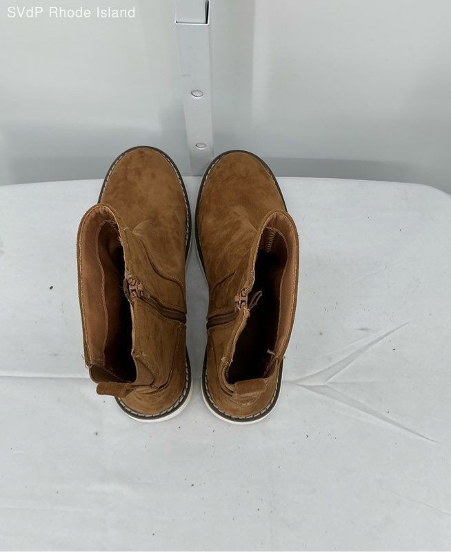 Universal Threads Brown Round Toe Boot Women 8 - image 4