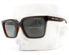 Armani Exchange Sunglasses Crystal Dark Brown Gray AX 4147S 835887 with Pouch