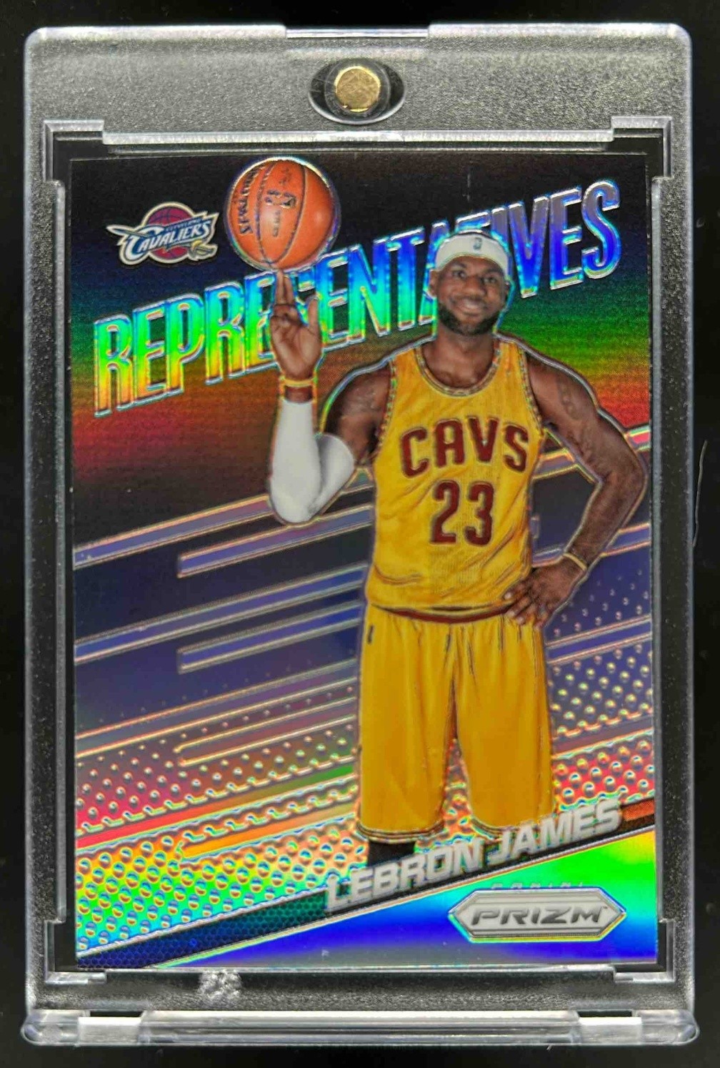 2014-15 Prizm LeBron James Representatives Silver #9 Cavaliers