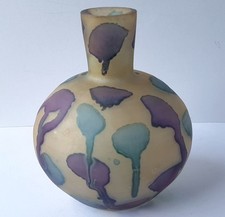 Vaso Di Vetro Moderno Anni 50 M274