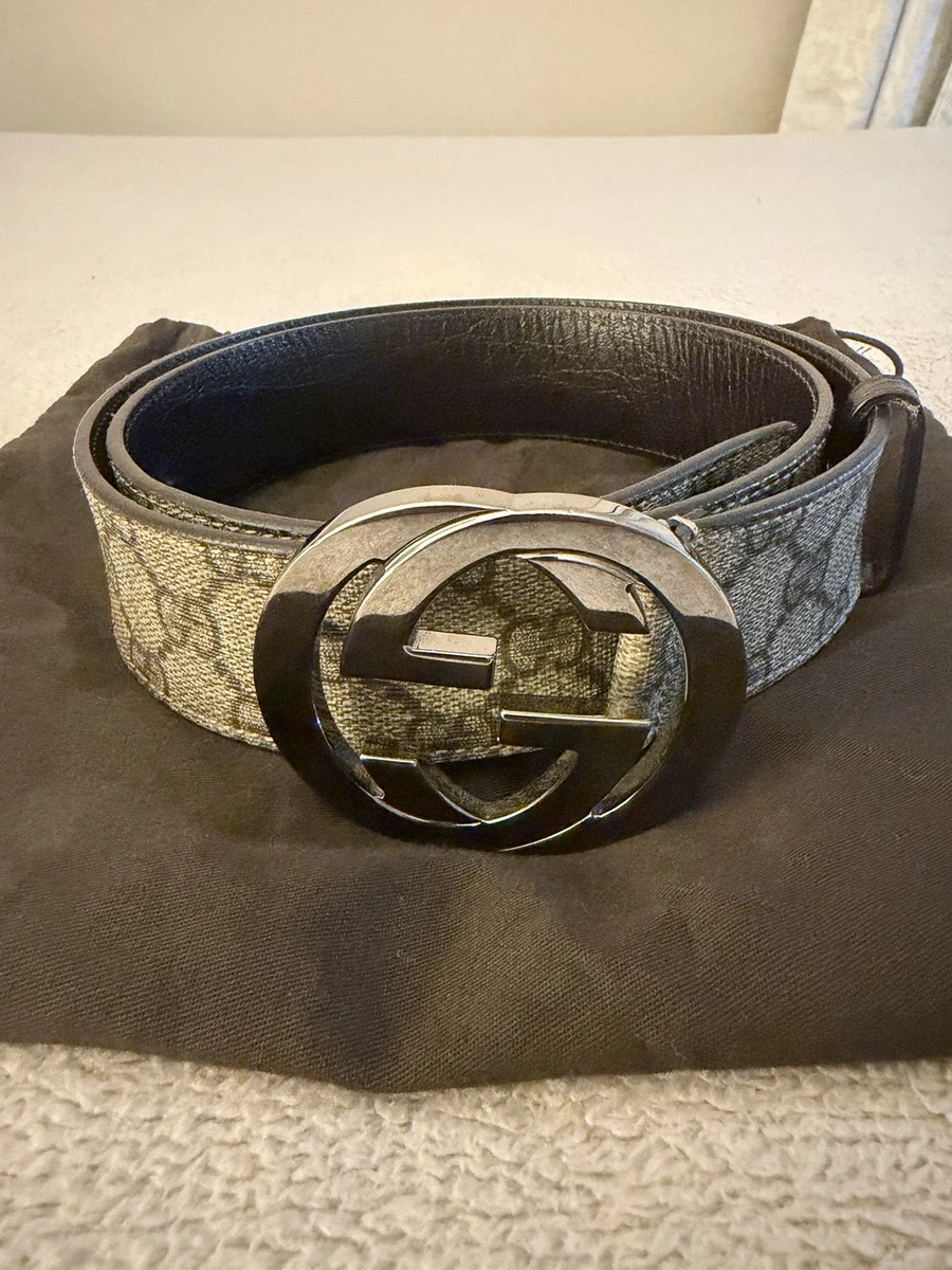 Gucci Interlocking Belt In Men's Belts for sale | eBay