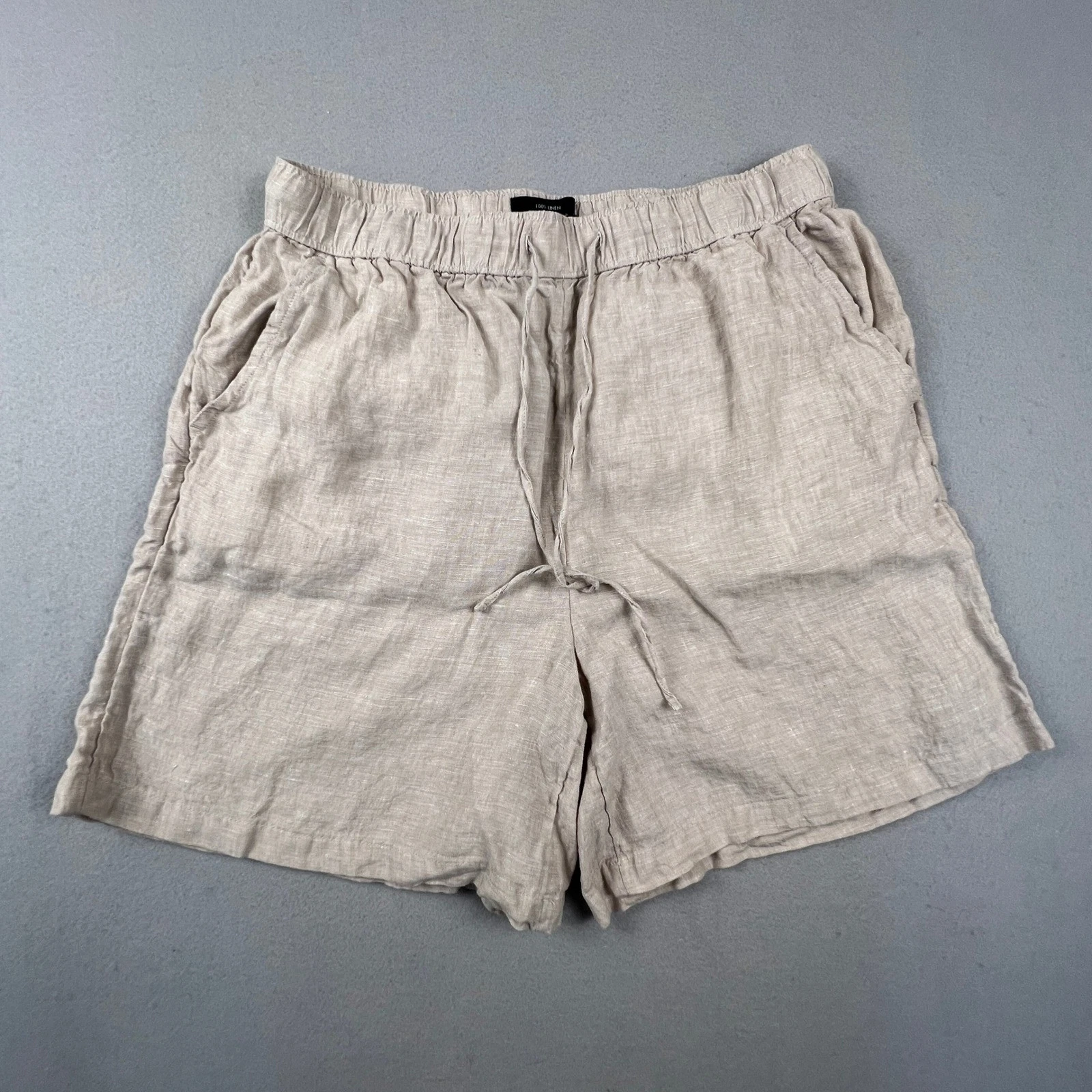 Tahari Shorts Womens M 100% Linen Elastic Waist Drawstring Casual Summer Boho
Opens in a new window
