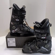 Salomon S/Pro 100 Ski Boots Mondo 26 / 26.5 Men's US Size 8 / 8.5 Black Belluga