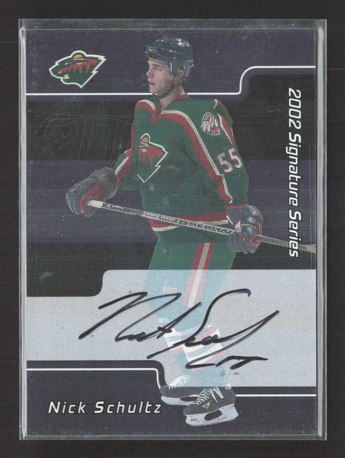2002 In The Game Signature Series Nick Schultz #214 auto