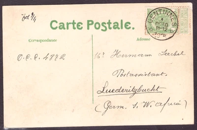 D.Südwestafrika  MITLÄUFER / Brüssel nach ( Lüderitzbucht ) - Bild 1 von 2
