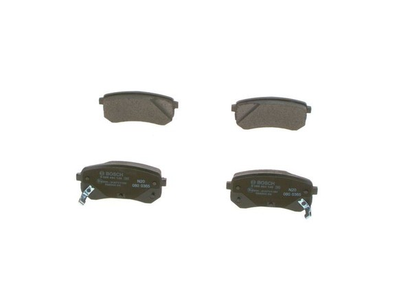 Bremsbelagsatz Hinten FüR Hyundai I10 I PA KIA Picanto SA 04-13 583020XA00-image