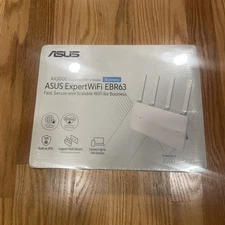 ASUS ExpertWiFi EBR63 Secure Networking Router WiFi6 Business Series - New
