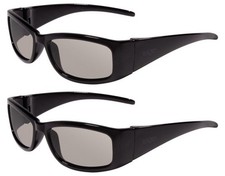 2x Pack EX3D Children 3D Glasses Passive Polarizing for 3D-TV Projector Cinema