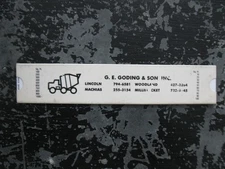 Vintage #89 Concrete Volume Calculator Slide Rule Bill-Mar Specialty