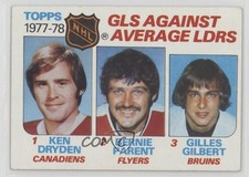 1978-79 O-Pee-Chee Ken Dryden Bernie Parent Gilles Gilbert #68 HOF 1k90