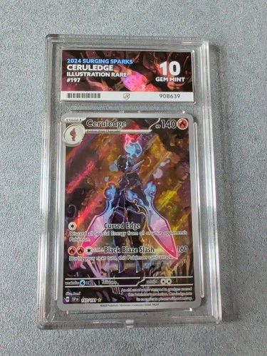 Pokémon TCG Ceruledge 197/191 Illustration Rare IR ACE 10 GEM MINT