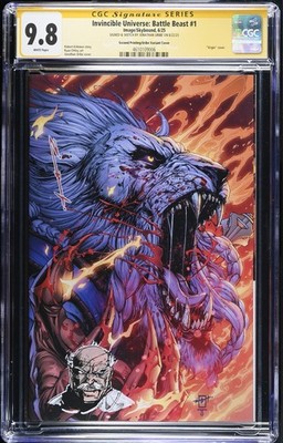 INVINCIBLE UNIVERSE BATTLE BEAST #1 - JONATHAN URIBE SKETCH SIGNED