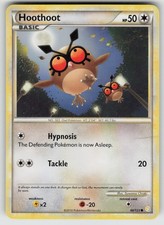 Hoothoot 66/123 Common HeartGold & SoulSilver Pokemon Heavily Played on eBay
