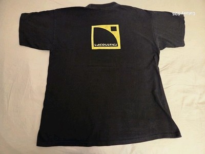 VTG  L-ACOUSTICS T-SHIRT FITS LARGE - XL P2P 23'' WORN CONDITION COTTON B&C  