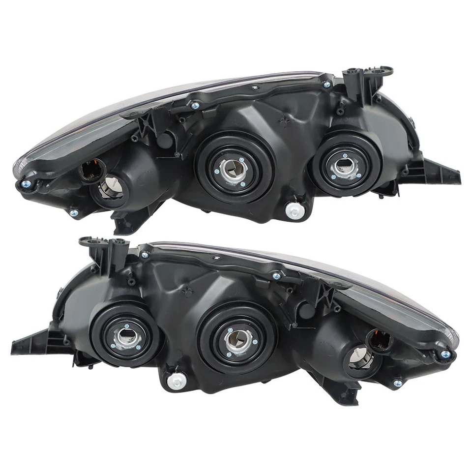 For 2011 2012-13 Toyota Corolla L LE CE Left&Right Side Black Housing Headlights Foto 3 de 4