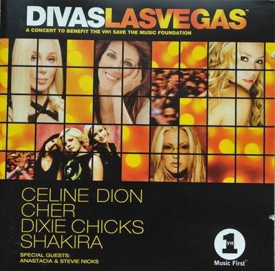  CD+DVD * DIVAS LAS VEGAS   ''Celine Dion Cher Dixie Chicks Shakira''  SUPER