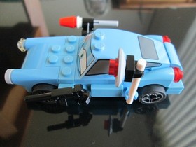 Lego 9480 Finn McMissile Cars 2, Complete with some parts substitutions