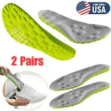 2Pairs Steppers Insoles for Men and Women Cloud Insoles w/ Arch Support All Shoe