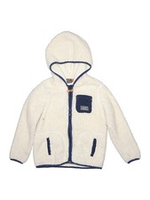 Eddie Bauer Boys Ivory Zip Up Hoodie 5