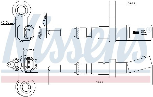 Nissens 207017 Sensor, KüHlmitteltemperatur FüR MAN VW-image