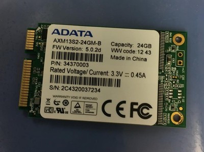 ADATA 24GB M.2 mSATA SSD Solid State Drive AXM13S2-24GM-B