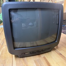 Sanyo DS13630 13 CRT TV Retro Gaming Television Coaxial