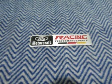 Ford Motorcraft Racing And Performance Parts Aluminum Embossed Vintage Emblem Ford Motorcraft Racing And Performance Parts Aluminum Embossed Vintage Emblem
