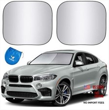 Windshield Sun Shade with Shield Standard Medium 2-Piece Foldable Sun Shade