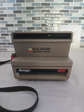 Vintage Polaroid Amigo 620 Tan Instant 600 Film Land Camera, UNTESTED
