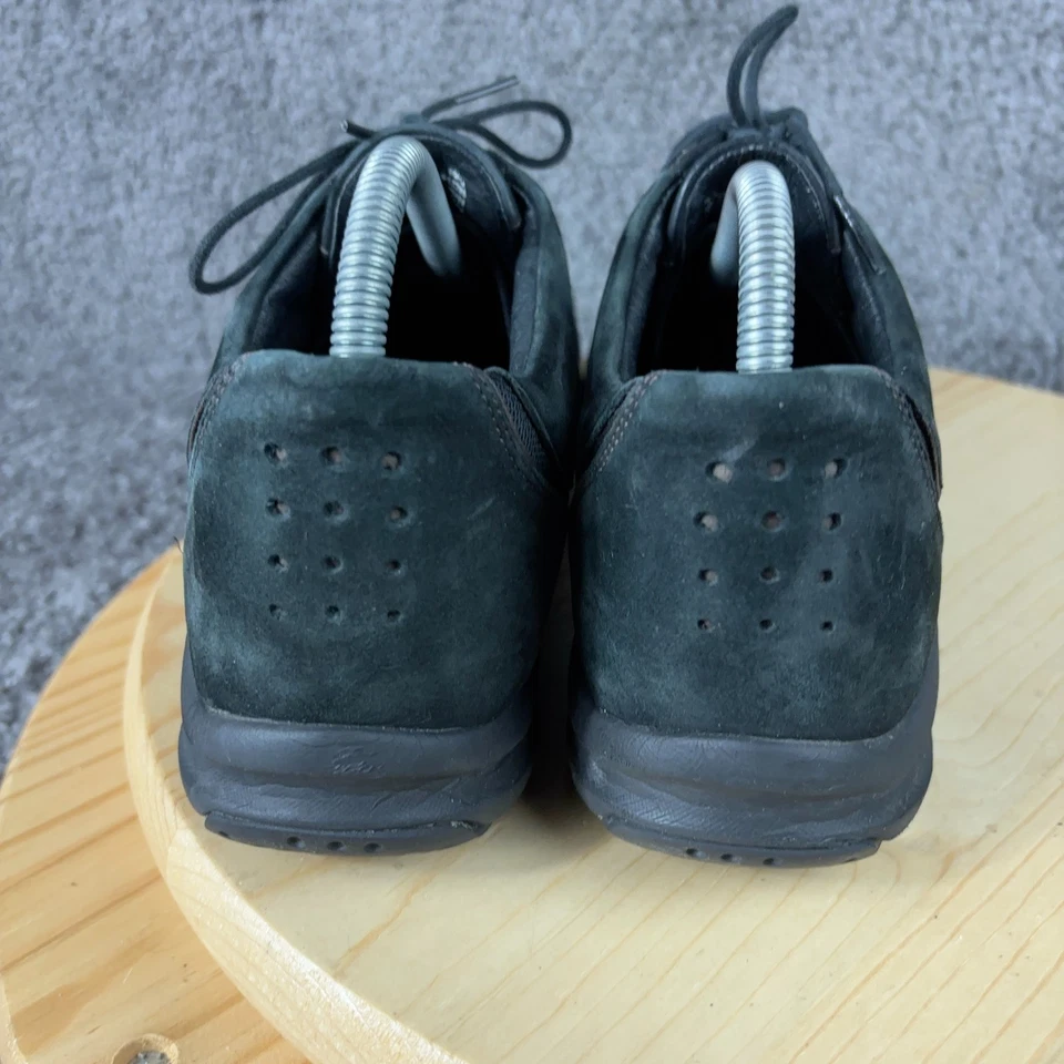 Zapatilla deportiva Clarks Shoe Wave Walk para mujer talla 10 negra gamuza parte superior baja con cordones informal Foto 4 de 4