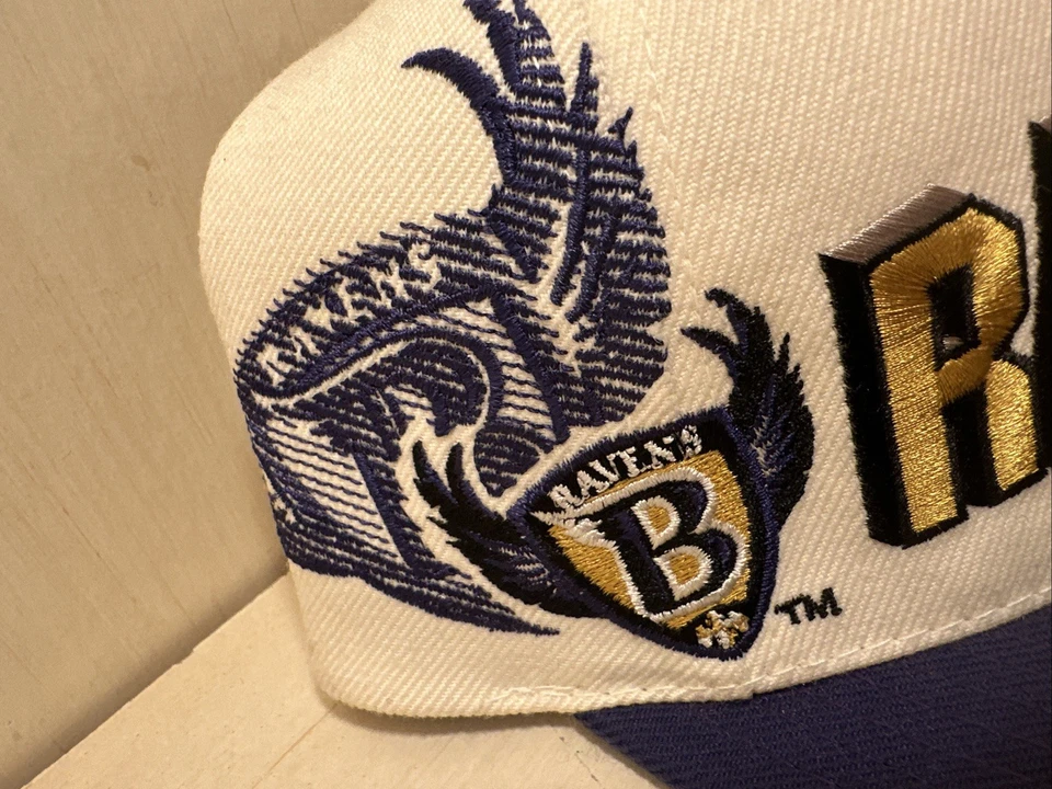 Винтажная бейсболка Baltimore Ravens Sports Specialties кепка NFL профессиональная линия теневая бейсболка - Изображение 3 из 4