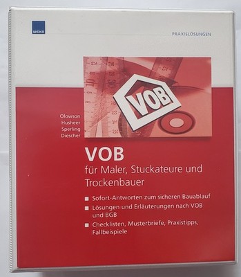 VOB für Maler, Stuckateure und Trockenbauer. Band 1 (ohne CD-ROM)