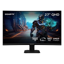GIGABYTE GS Series 27" QHD 2K 1ms Widescreen 180Hz Curved, Tilt Gaming Monitor