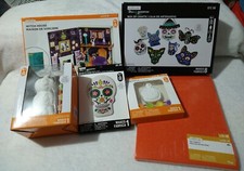 Halloween Arts Crafts Activities Lot Set Of 6 New In Package Paint Sugar Skull
