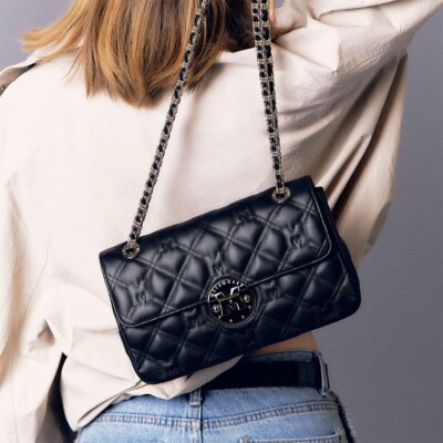 【BBYB】25SS★ MARCE Zip Shoulder Bag METROCITY Women's Shoulder bag M231MO2974Z Black Leather