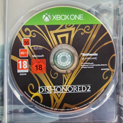 Dishonored 2 Steelbook Edition Xbox One Video Game + Soundtrack CD Complete π¦ - Picture 5 of 10